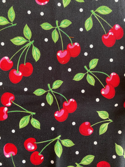 ** PREORDER ** Very Cherry Drawstring Project Bag